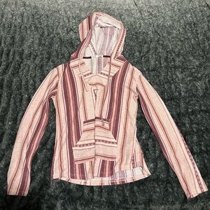 Wallflower Multicolor Striped Hooded Jacket